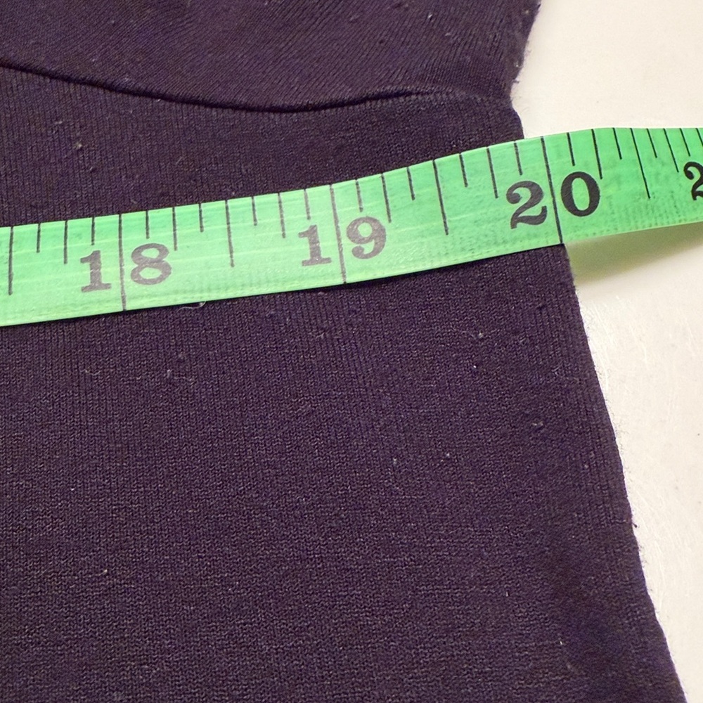 Eileen Fisher Jersey Shift Dress Black Petite Large Classic Minimalist - Picture 7 of 9
